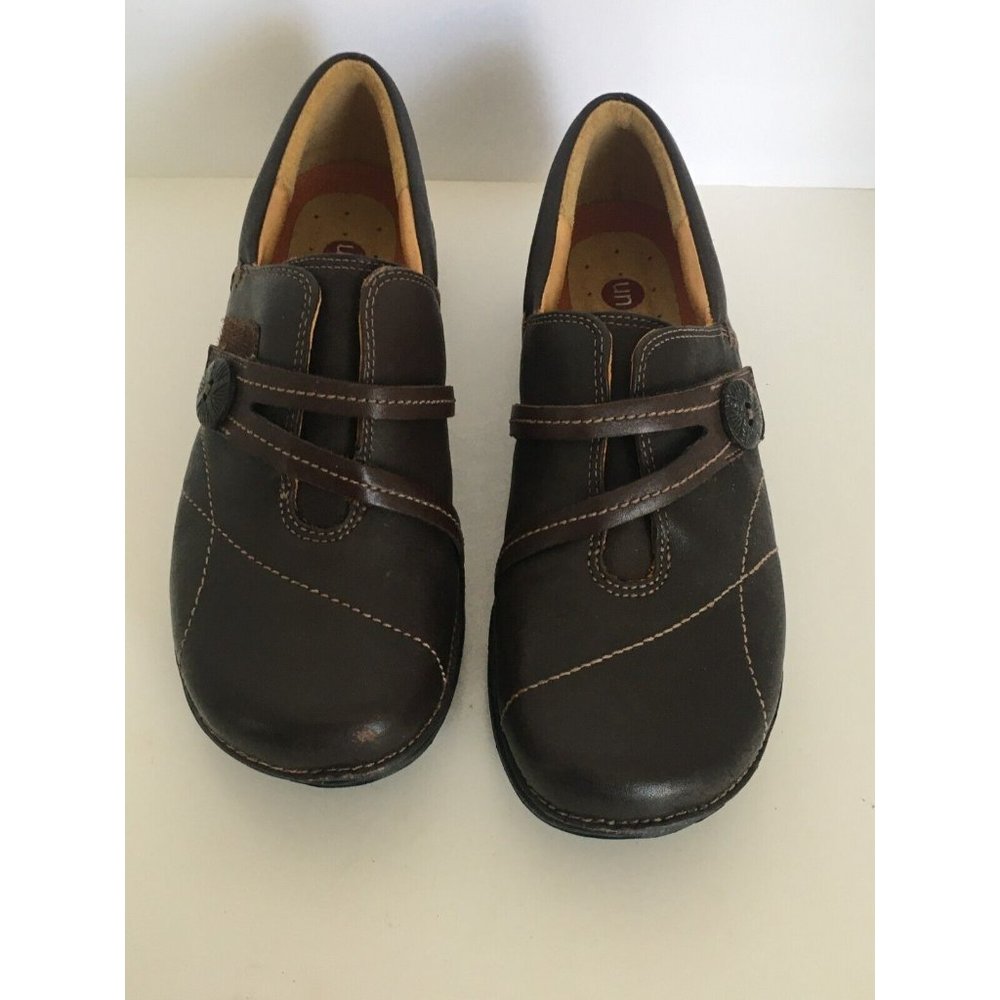 Clarks Unstructured Shoes Un Esma Slip On Loafers… - image 5